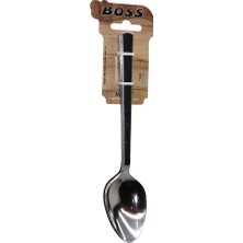 BOSS-713 Çubuk Sade Metal 2mm 6 Adet Yemek Kaşık