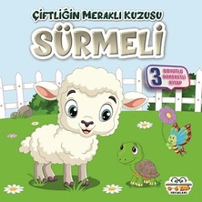 0-6 Yaş Yayınları Çiftliğin Meraklı Kuzusu Sürmeli - Benim Canım Çiftliğim (Sıvama Cilt)