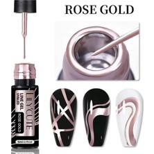 Zemira Tırnakmania Lily Cute Metalik Nail Çizim Ojesi Gold (56567) 4188