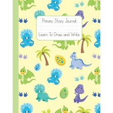 Zemira Primary Story Journal: Baby Dinosaur I Dotted Midline And Picture Space I | Learn How To Write And