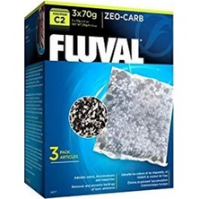 Zemira Fluval C2 Zeo Carb, Mekanik Filtreleme Için, 210 G, 3'lü Paket