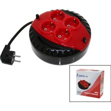 Pera WT-730023 Uzatma Kablo 3x1.5mm 3mt Mini Makaralı