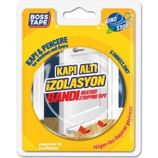 Zemira Tape Kapı Altı Hava Akımı Önleyici, 53 mm x 2,5 mt Boyut, Şeffaf