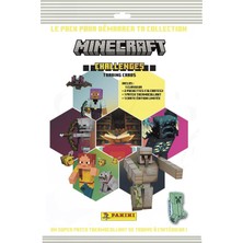 Zemira Panini Minecraft Trading Cards 4 Kademeli Başlangıç Paketi 1 Klasör + 2 + 1 Yama + 1 Kart Sın
