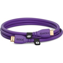 Zemira Røde Hdmi-1.5 Yüksek Hızlı Kablosu Ethernetli (1,5m/5ft, Mor)