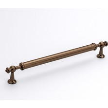 Zemira Nesil Düz Model 224 mm Bronz Metal Kulp Mobilya Çekmece Mutfak Dolabı Dolap Kulpları Kulpu Kulpları