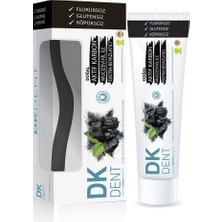 Zemira Dkdent Vegan Aktif Karbonlu Florürsüz Macunu 75 ml Fırçası Hediyeli