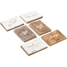 Zemira Hallmark Teşekkür Kartı Çeşitleri, Rustik Çiçekler (Zarflı 48 Teşekkür Kartı)