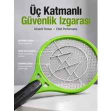 sbodurhome Böcek Önleyici Elektronik Sinek Öldürücü | Üç Katmanlı Güvenlik Izgarası Yeni Nesil
