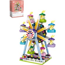 Zemira Loz Mini Block Dönme Dolap -LZ1718 (609 Parça) Oyuncak Yapım Seti