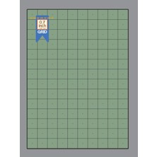 Zemira Independently Published Grid Paper With A Dot In The Center: 0,7 x 0.7 Inch Grid Pattern F