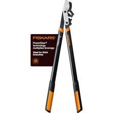 Zemira Fiskars 81 cm Powergear2 Çelik Bıçaklı Bahçe Budama Makası, 5 cm Çapa Kadar Dal Kesimi
