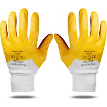 Zemira Maxsafety NIT-400 Nitril Kaplama Sanayi Iş Usta Eldiveni 10/xl (6 Çi̇ft)