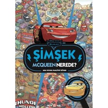 Beta Kids Disney Arabalar Şimşek Mcqueen Nerede? Ara ve Bul Faaliyet Kitabı (Ciltli)