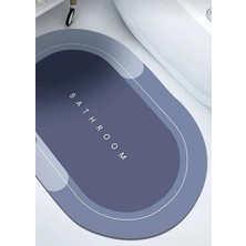Ozkr Store Süper Su Emici Kaymaz Tabanlı Banyo Paspası ( 40X60 )Cm
