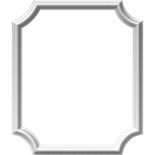 Zemira Ekena Millwork PNL20X24AS-02 20 "g x 24" Y x 1/2" P Ashford Kalıplı Taraklı Wainscot Duvar Paneli