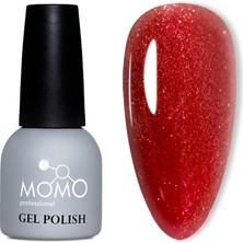 Zemira Momo Professional Kalıcı Oje S027 Yoğun Işıltılı Bordo Kırmızı 14 ml