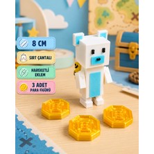 Vrd Chloe Super Bear Adventure Oynar Eklemli Tekli Figür Seti Bareen,tilki ve Kutu (Çantalı + 3 Fiziksel Gold Oyun Coin=