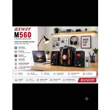 AXWER Sinema Sistemi,2+1 Hoparlör,bluetooth Hoparlör
