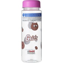Zemira Miniso We Bare Bears Plastik Şişe (500ML) - Boz Ayı
