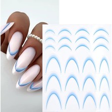 Zemira Ombre Efekt French Tırnak Sticker Nail SD-1948