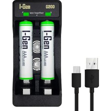 Zemira I-Gen Batteries G290 2’li AA/AAA/9V Pil Aleti + 2 Adet Aaa Ince Kalem 900 Mah 1.2V Ni-Mh