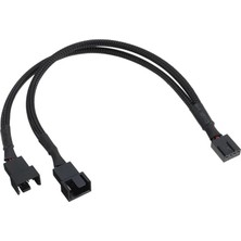 Zemira Fan Çoklayıcı 2 Port Y Pwm 4 Pin Splitter Çoklayıcı Switch Kablosu 5025