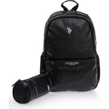 Zemira U.s. Assn. U.s. Polo. Assn. Unisex Okul Çanta Seti PLSET25117,SIYAH Tek Ebat