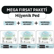 Zemira Sleepy Bio Plus Hijyenik Ped Mega Fırsat Paketi Normal 144 Adet