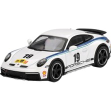 Zemira Truescale Miniatures Mini-Gt MGT01009-L - Porsch. 911 (992) Dakar Rallisi Tasarım Paketi 74 2024 -