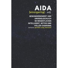 Zemira Independently Published Aida (Einzigartig) Bewundernswert: Notizbuch Inkl. To Do Liste | Das Perfek