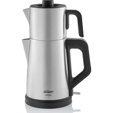 Zemira AR3129 Deminde Çay Makinesi 1800W, 1 L Demlik Kapasitesi, Inox