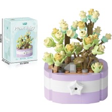 Zemira Panlos Micro Block Bitki 1256 Çiçek Buketi 263 Parça Oyuncak Yapım Seti FFP-1256