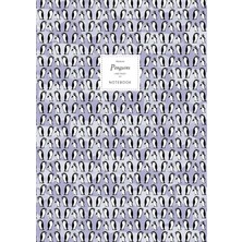 Zemira Penguins - Lined Pages - A4 - Premium: (Violet Edition) Fun 192 Lined Pages (A4 /