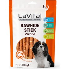 Zemira Lavital Rawhide Stick With Chicken Tavuk Etli Ödül Çubuğu Yetişkin Köpekler Için 100G