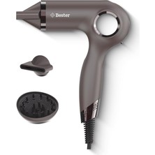Zemira Bester HD8002 Profesyonel Saç Kurutma Makinesi, 1800 Watt Bldc Motor, Akıllı Isı Döngüsü, Negatif I