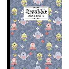 Zemira Scrabble Score Sheet: Owls Scrabble Score Sheet, Scrabble Game Record Book For Up To 4 Players, Scr
