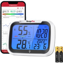 Zemira Thermopro TP393B Ev Için Dijital Oda Termometresi Nem Ölçer, Üzerinden 80M Menzilli Otoma