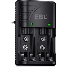 Zemira Ebl Ni-Mh Aa/aaa 9V Piller Için - 4 Yönlü LED Ekranlı 6802