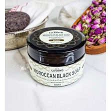 Zemira Black Moroccan Soap By Levand - Choose From 4 Scents | Exfoliating Soap (Rose)