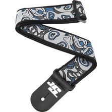 Zemira Planet Waves 50JS01 Gewebegurt Nylongewebe Joe Satriani Skulls