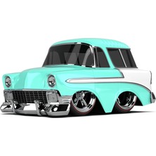 Zemira Mga Entertaintment Cartuned S2 1956 Chevy Nomad - Custom Araba