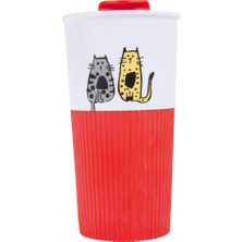 Zemira Biggdesign Cats 450 ml Plastik Mug