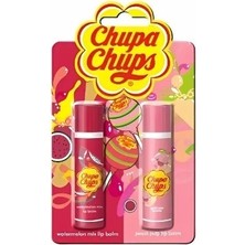 Chupa Chups Lip Balm 2li Dudak Bakım Kremi 4gr - Karpuz ve Şeftali