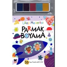 Net Çocuk Yayınları Parmak Boyama-Uzay Macerası