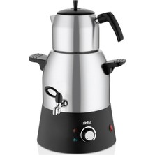 Sinbo STM-5817 Semaver Çay Makinesi Çaycı 1000W Çelik Demlik 1.1lt Çelik Su Kazanı 3lt Musluklu