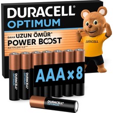 Zemira Optimum Aaa Ince Kalem Pil (8’li Paket) - Alkalin Pil 1,5V - Pil Saklama Paketi - LR03 Mx2