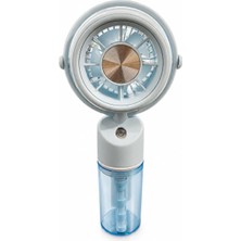 Zemira Mini El Tipi Fan Su Buharlı Serinletici Fan, USB Şarjlı, 3 Kademeli Hız Ayarlı, Taşınabilir