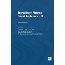 Gazi Kitabevi Spor Bilimleri Alanında Güncel Araştırmalar - Iıı
