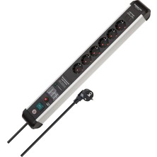Zemira Brennenstuhl Premium-Protect-Line 6'lı Grup Priz, USB Power Delivery Tip C Aşırı Gerilim Korumal